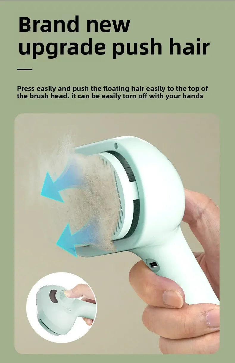 Escova Pet a Vapor para Remoção de Pelos