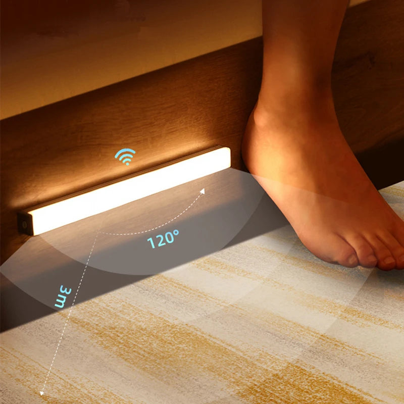 Luz LED Recarregável com Sensor de Movimento