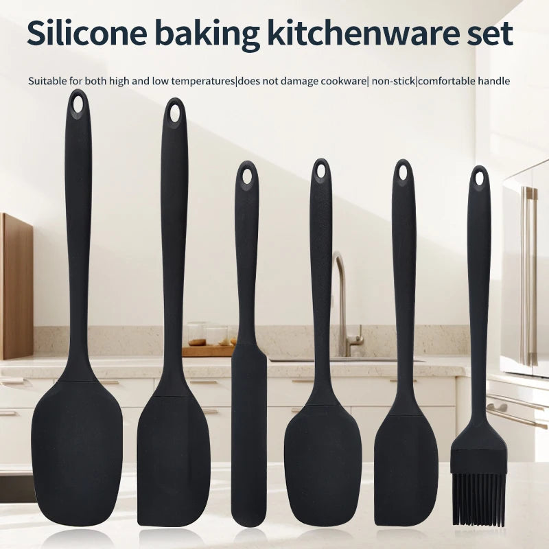 Kit de Utensílios de Silicone com 6 Peças