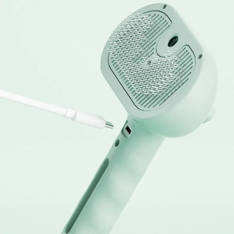 Escova Pet a Vapor para Remoção de Pelos